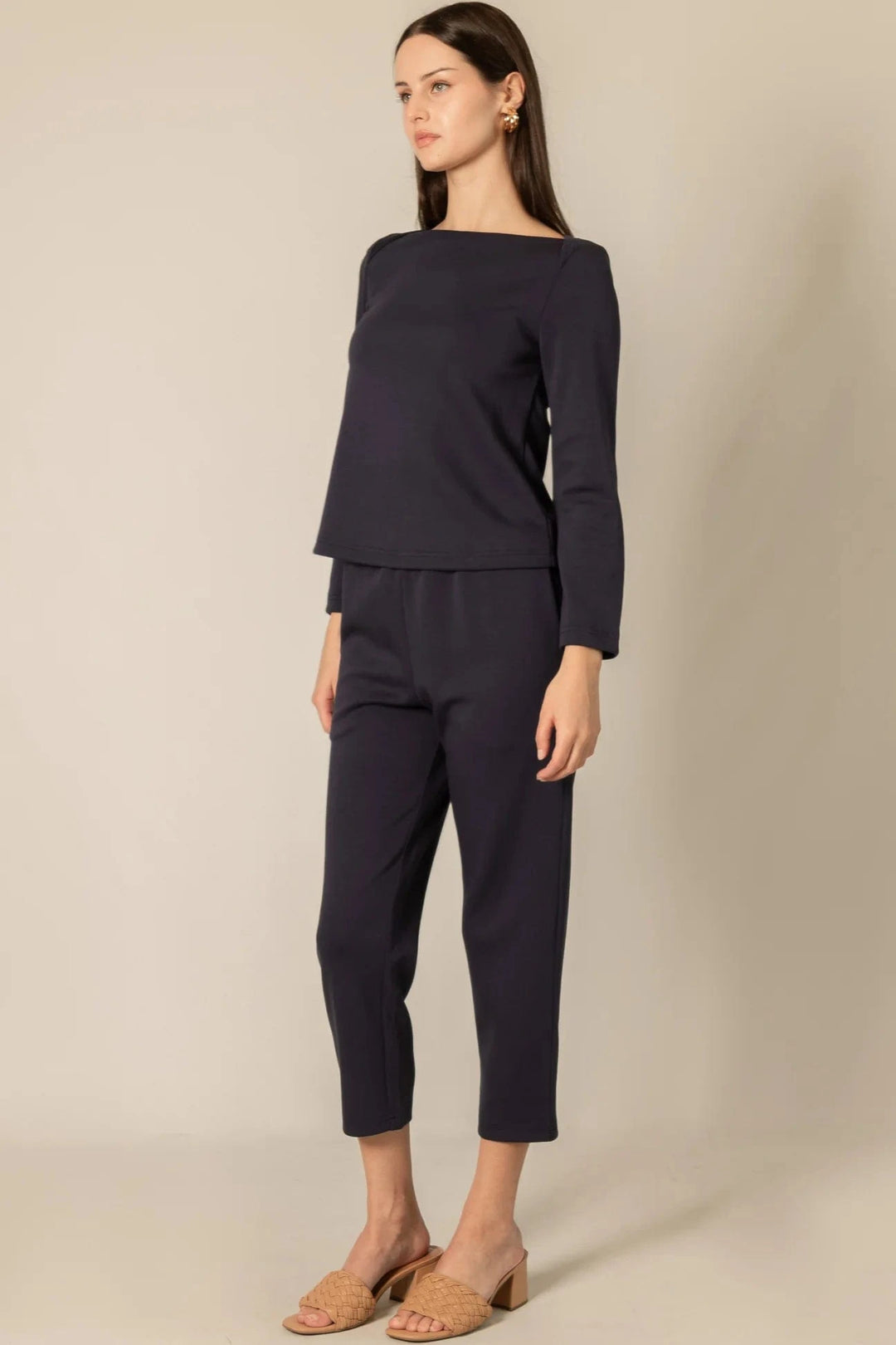 P Cill Pants Lou Waist Band Ankle Pants