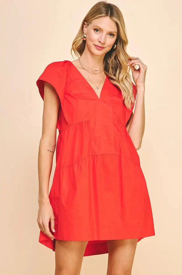 Pinch Dress Tomato / S Gabriella Mini Dress