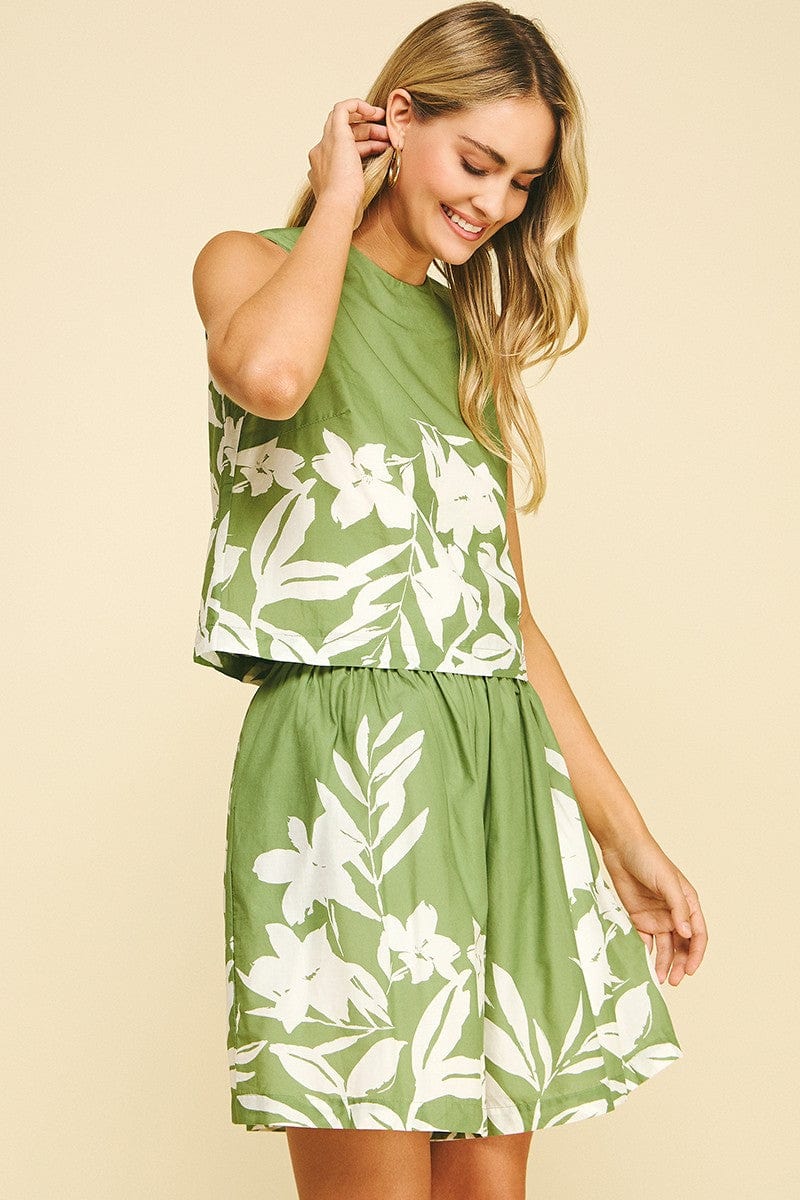 Pinch Top Piper Floral Top