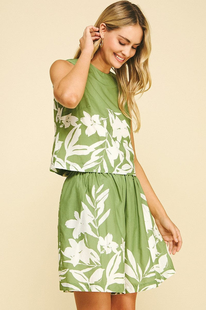 Pinch Top Piper Floral Top