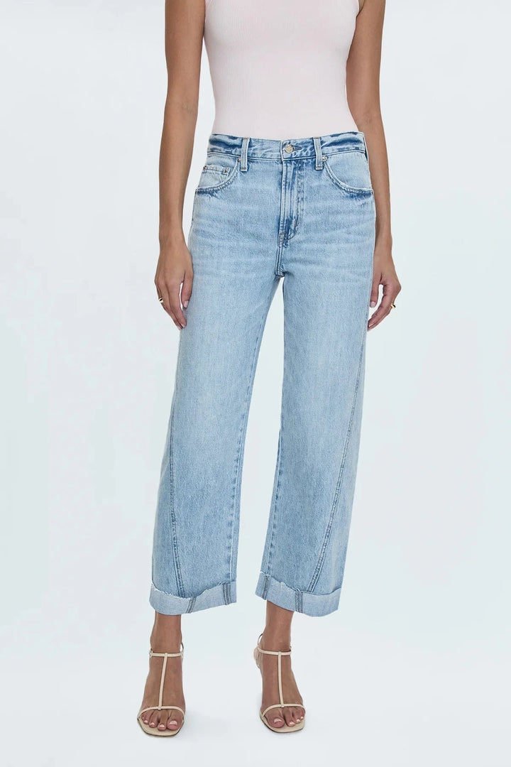 Pistola Denim Berkeley / 24 Kacey Mid Rise Cuffed Straight Jean