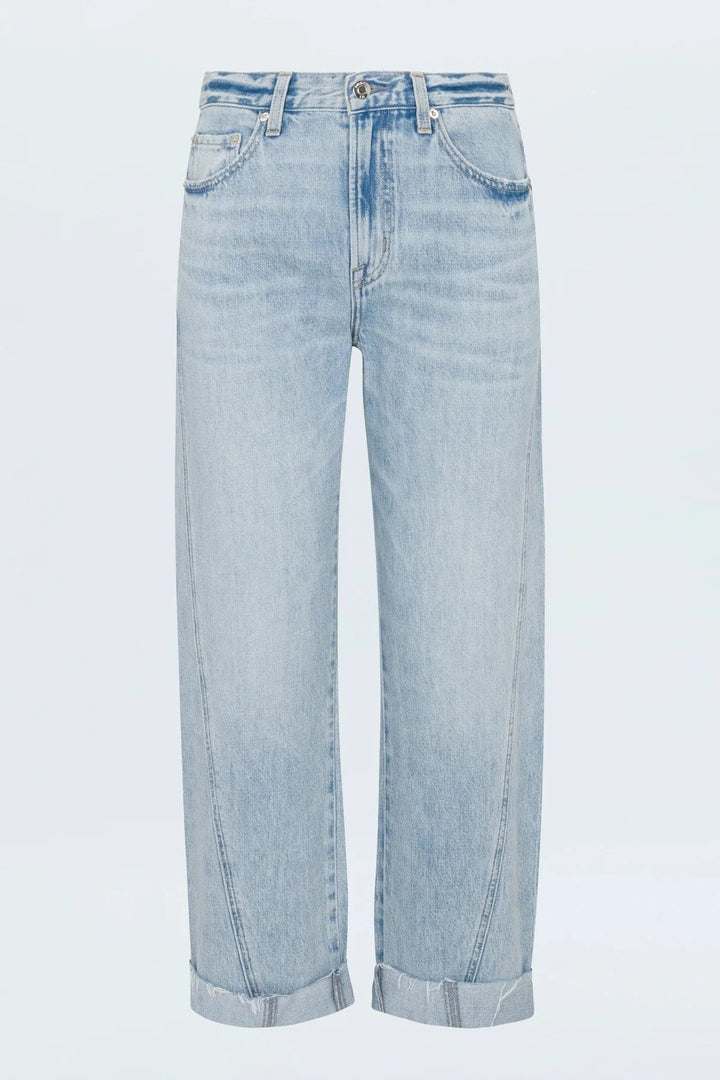 Pistola Denim Kacey Mid Rise Cuffed Straight Jean