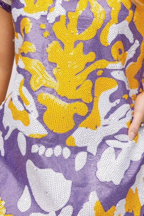 Queen of Sparkles Dress Licensed LSU Oversized Mascot Tee Dress
