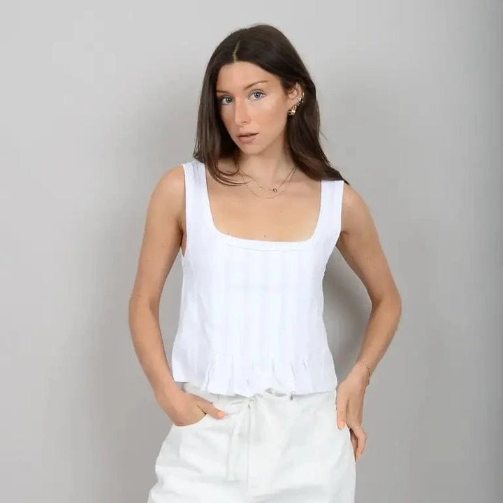 RD Style Tank White / XS Thea Tank Top