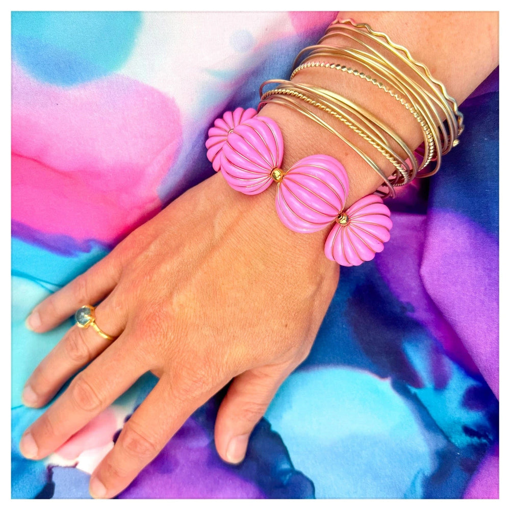 Rosie + Belle Bracelet Pink Concha Bracelet