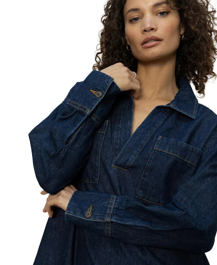 Sanctuary Dress All-Day Denim Tunic Dress