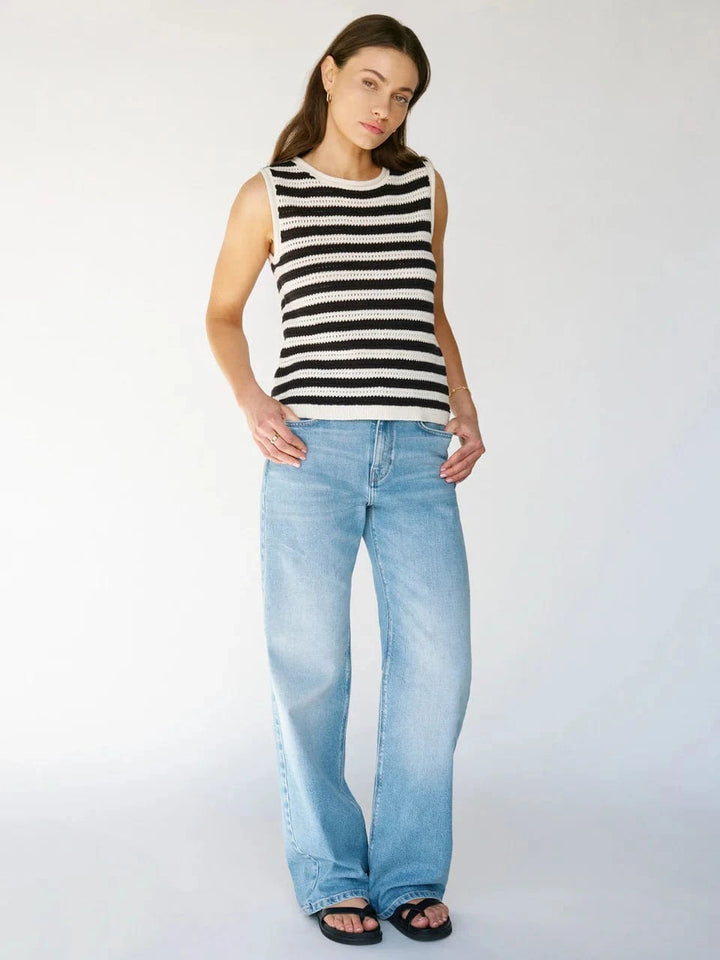 Sanctuary Top Crochet Shell Sweater