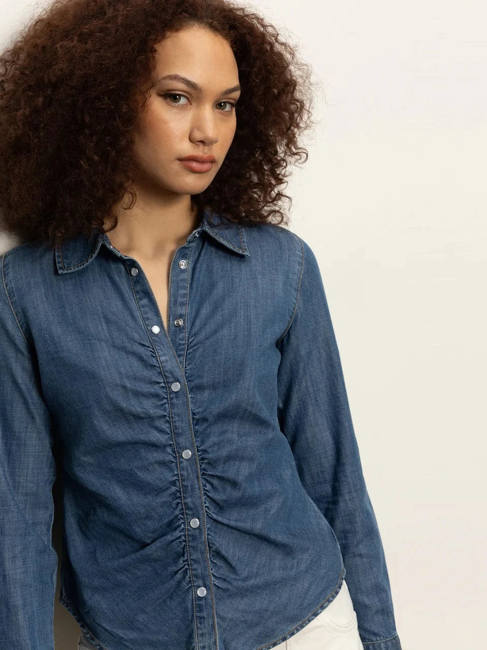 dreamgirls blue dress Denim Dreamgirl Top – Teal Poppy