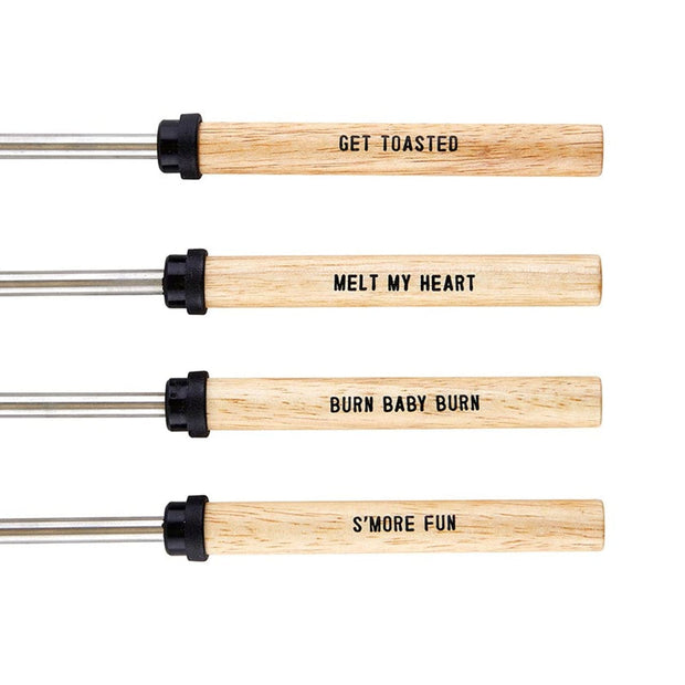 Santa Barbara Gift S'mores Roasting Sticks - Set of 4