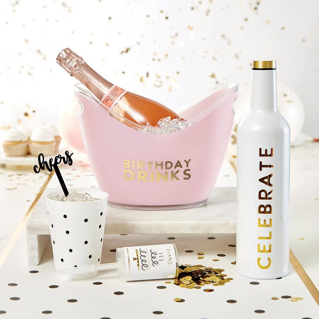 Slant Collections Decor Party Popper - Gold Glitter