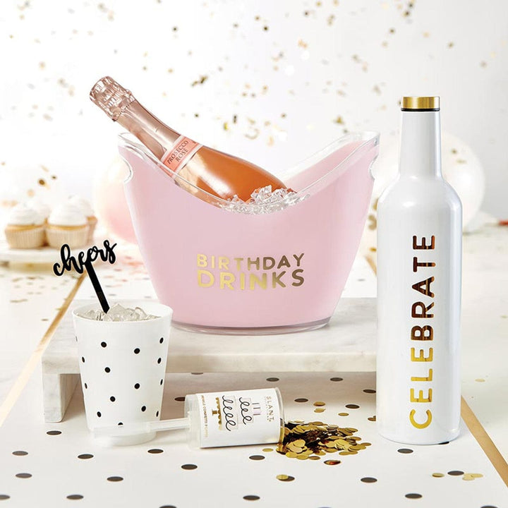 Slant Collections Decor Party Popper - Gold Glitter