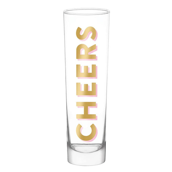 Slant Collections Drinkware Tall Champagne Glass - Cheers