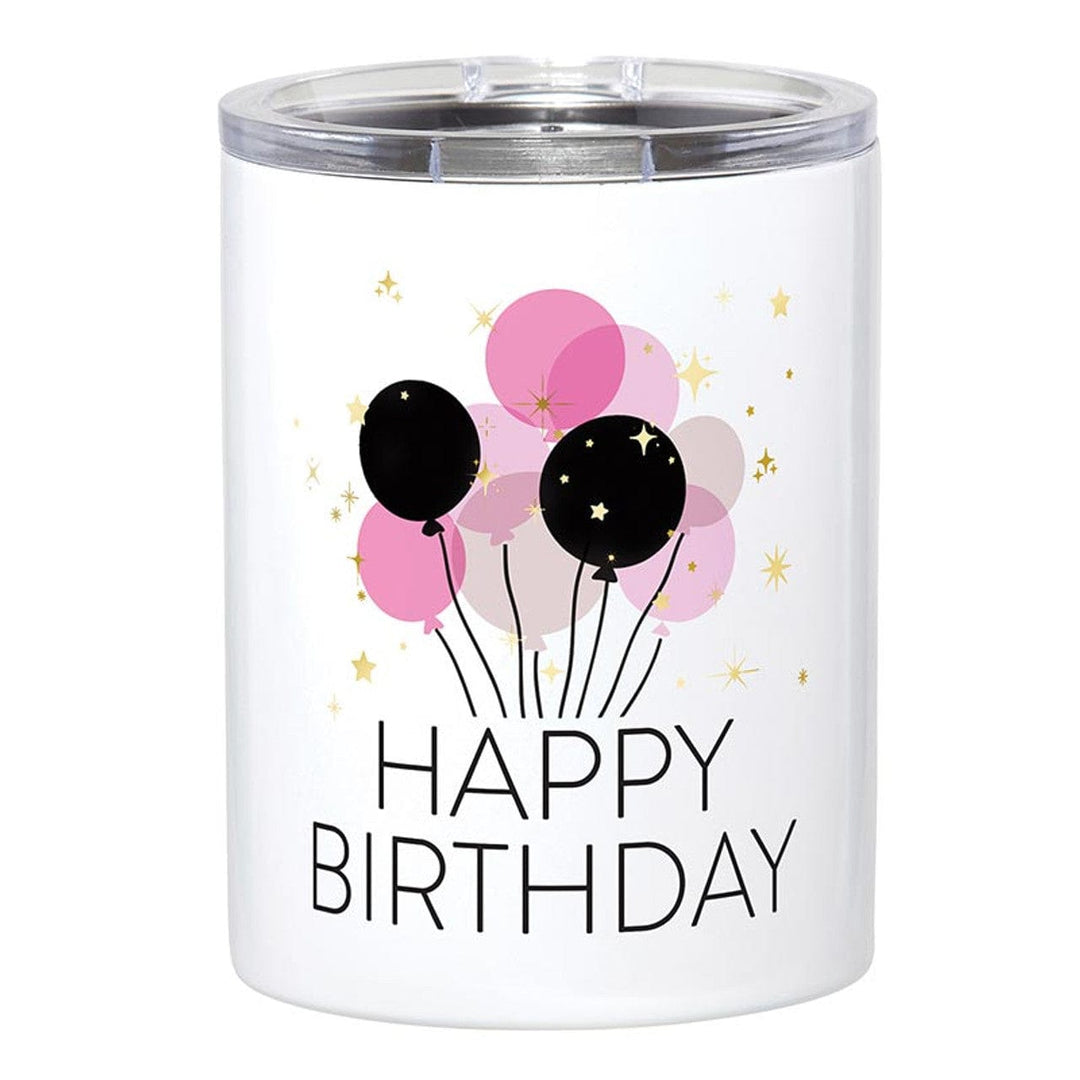 Slant Collections Tumbler Happy Birthday Balloons Tumbler