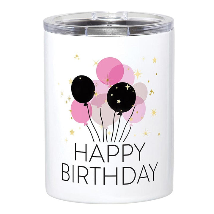 Slant Collections Tumbler Happy Birthday Balloons Tumbler