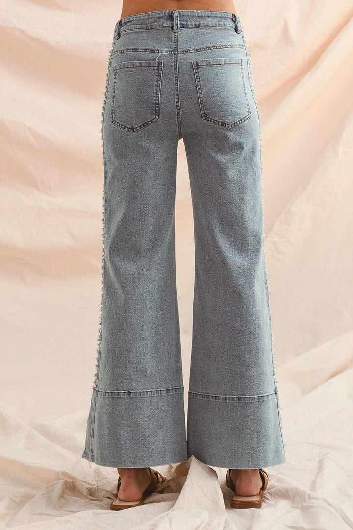 So Me Denim Leona Pearl Flare Jeans