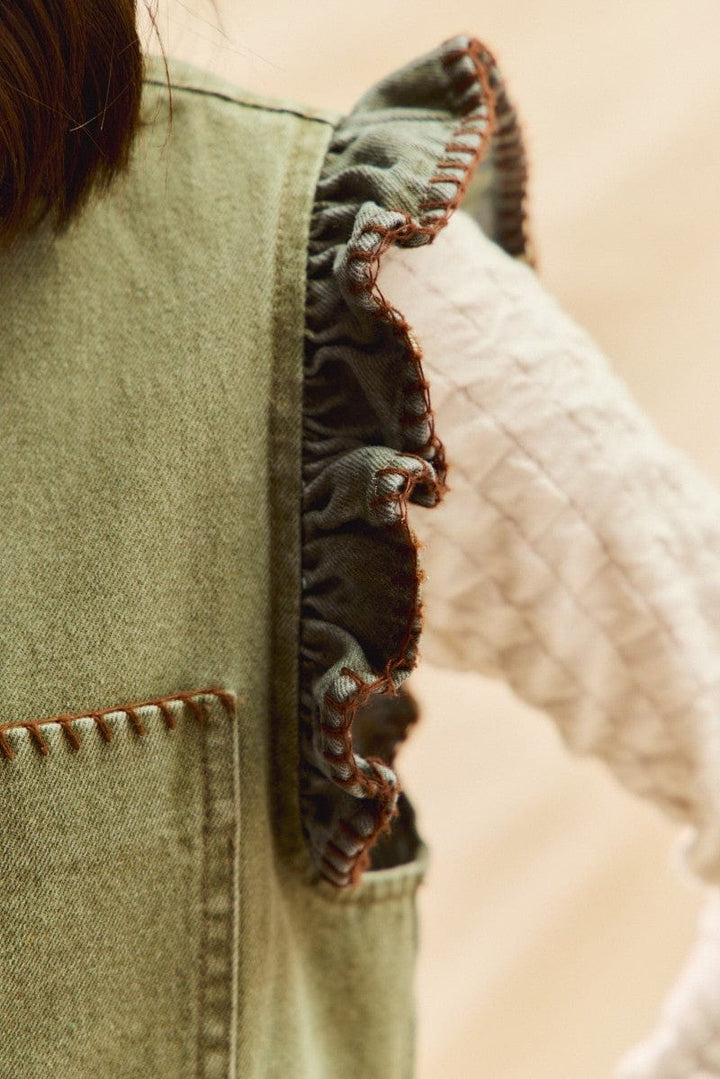 So Me Top Emerie Ruffled Vest Top