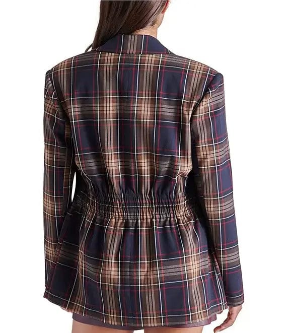 Steve Madden Jacket Frida Plaid Jacket