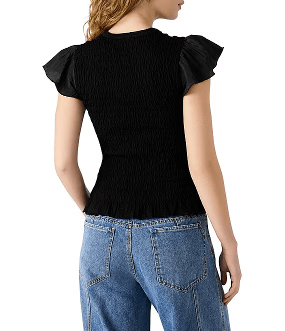 Steve Madden Top Cecile Peplum Top
