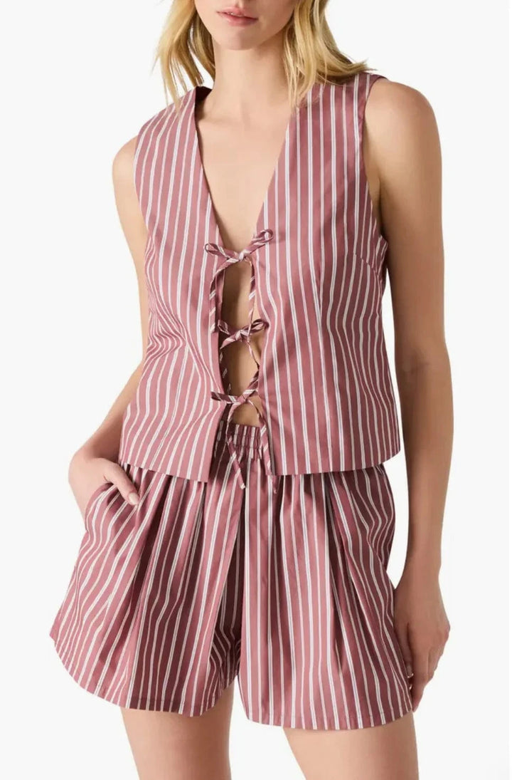 Steve Madden Top Dusty Brick / S Aliza Top