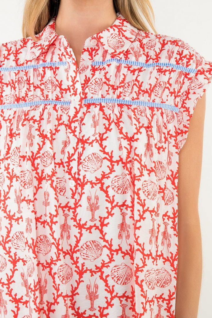THML Dress Ashley Flutter Sleeve Dress