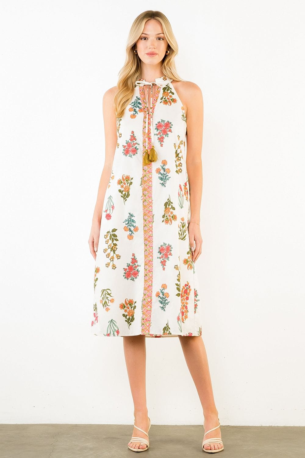 dress sweaters Fhara Flowy Floral Dress – Simply Chrisel