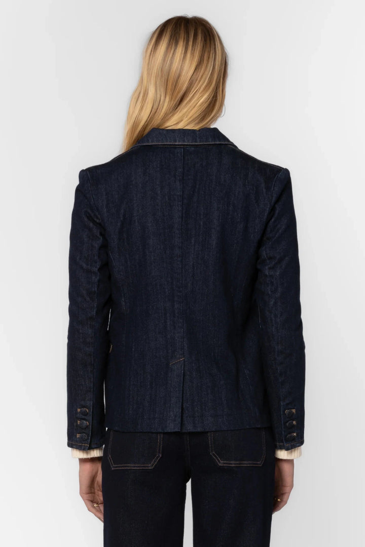 Velvet Heart Blazer Aristide Raw Blue Blazer