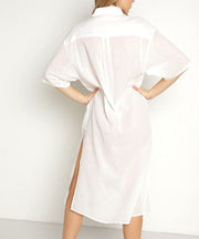 Z Supply Dress Lina Button Up Duster/Dress White