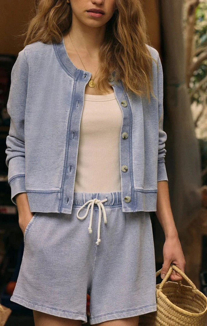 Z Supply Shorts Hunter Knit Denim Short