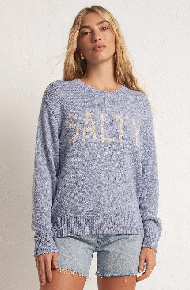 Z Supply Sweater Stormy / XS Waves and Salty Sweater
