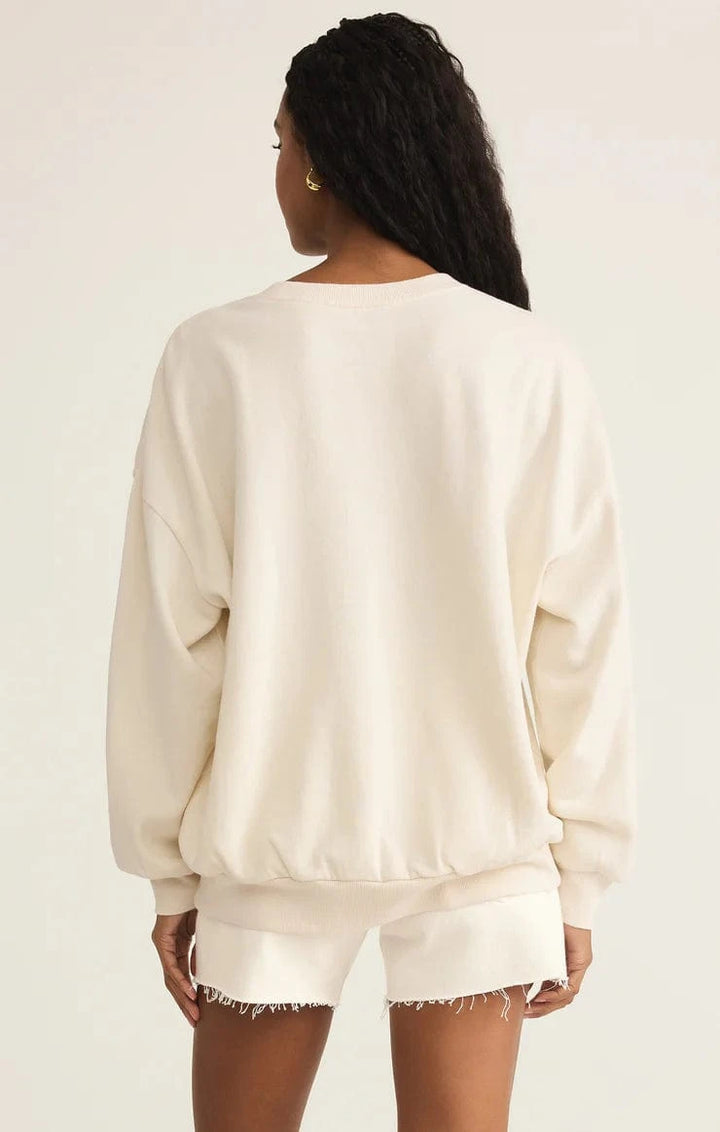 Z Supply Sweatshirt Flag Sunday Sweatshirt