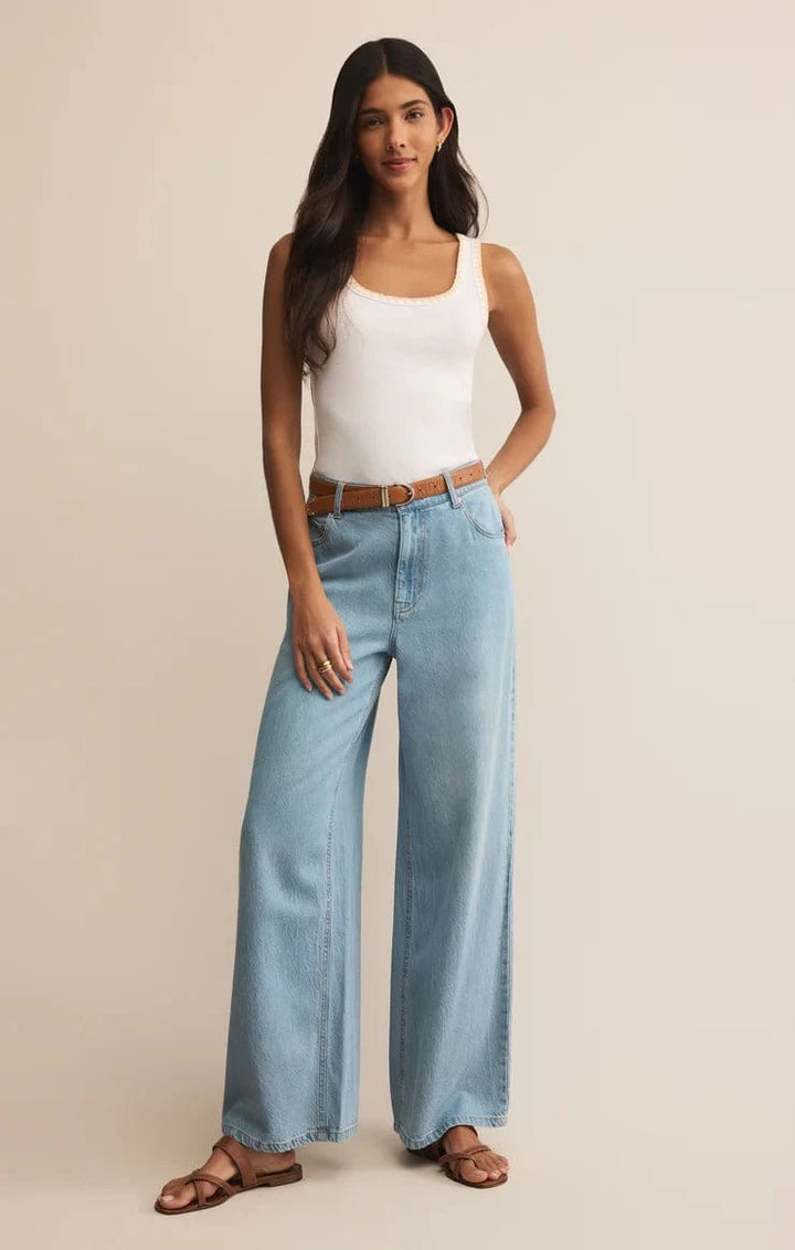Z Supply Tank Jaidynn Whipstitch Rib Tank