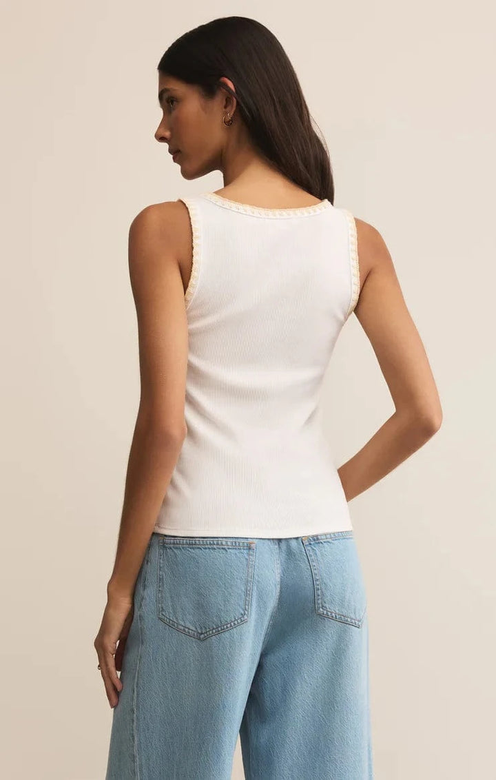 Z Supply Tank Jaidynn Whipstitch Rib Tank