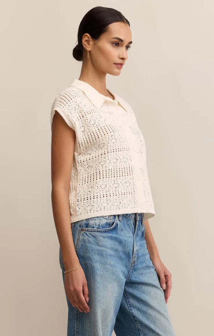 Z Supply Top Kinsley Cotton Sweater Top