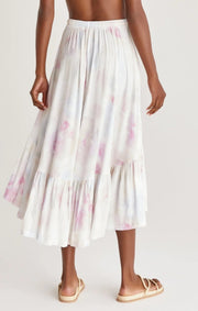 Z Supply Skirt Diem Blurred Watercolor Skirt