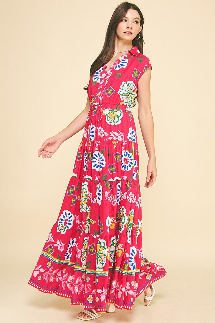 Piper Floral Tiered Dress