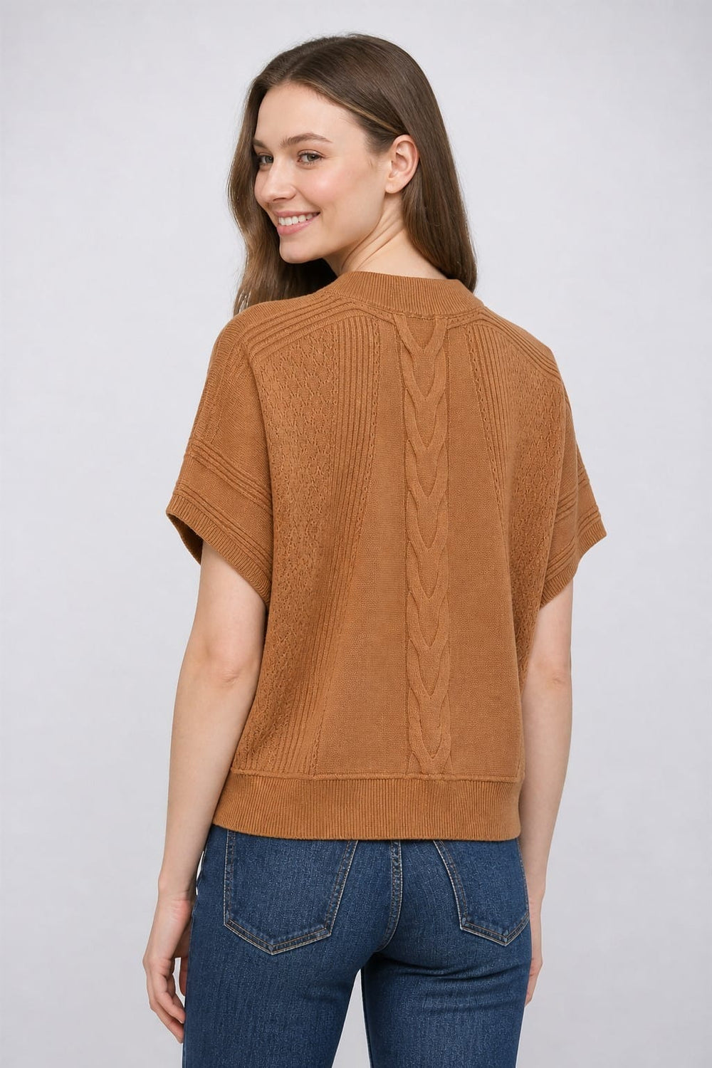 Fate Sweater Brooke Mixed Knit Sweater