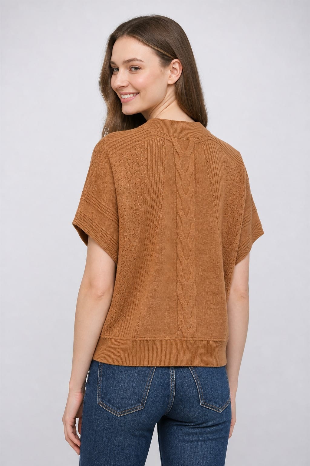 Fate Sweater Brooke Mixed Knit Sweater