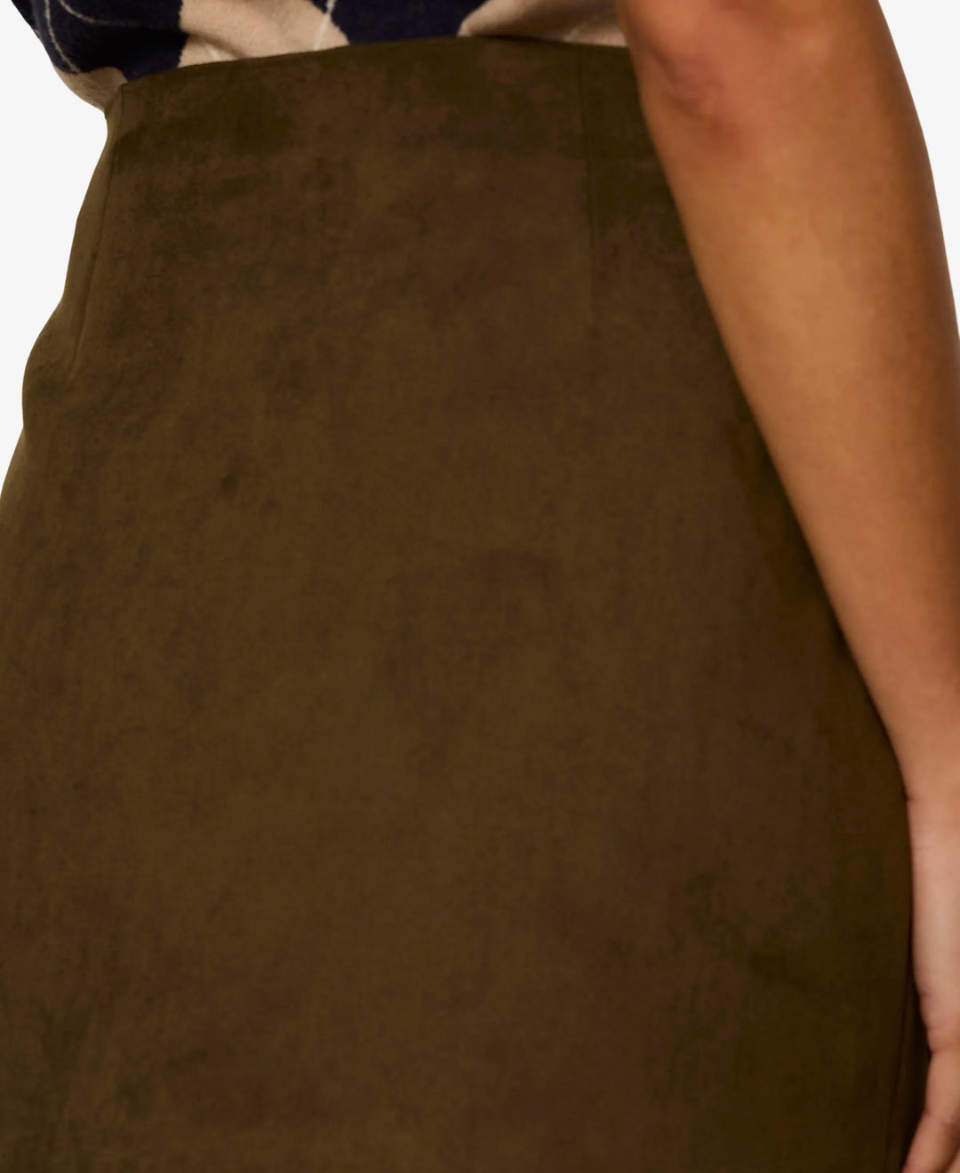 All In Suede Mini Skirt