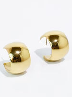 Treasure Jewels Jewelry Luxe Dome Hoops