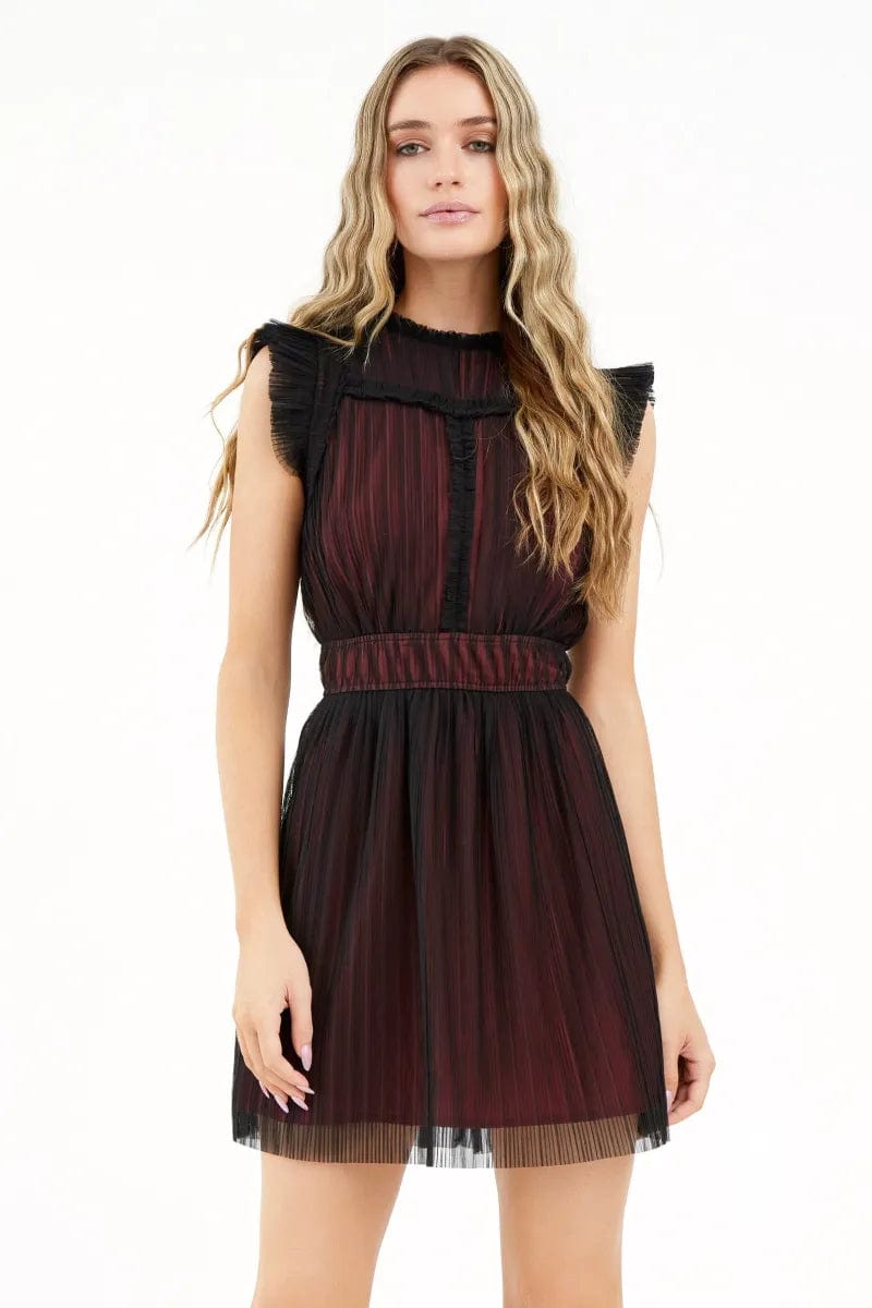 Adelyn Rae Dress Black / XS Ariana Tulle Mini Dress