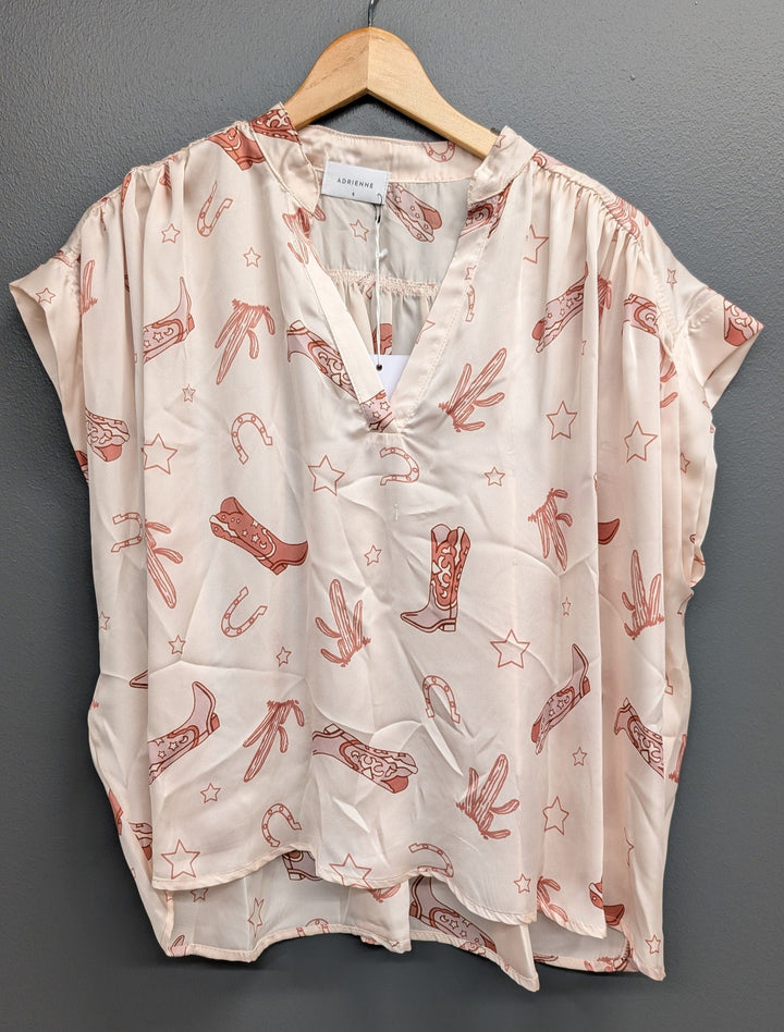 Adrienne Top Howdy Cowboy / S Emerson Top