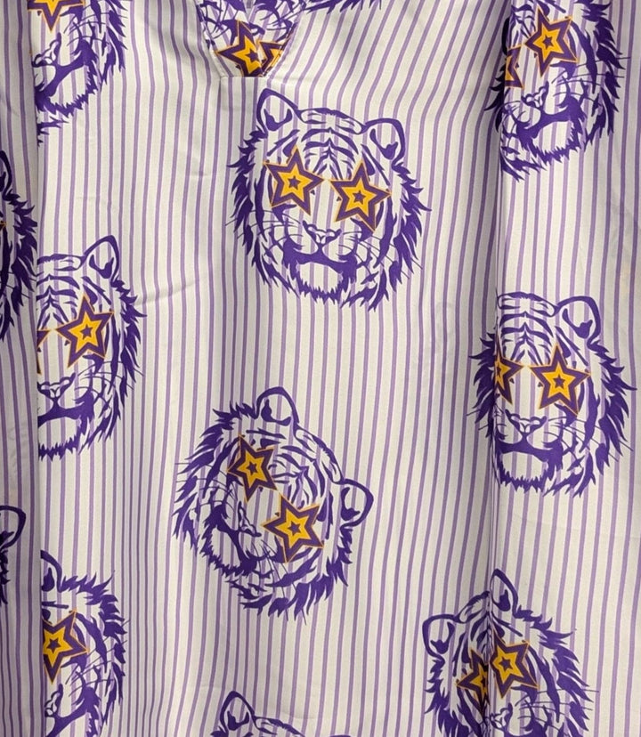 Adrienne Top Purple Glaze / S Paige Shirred Top