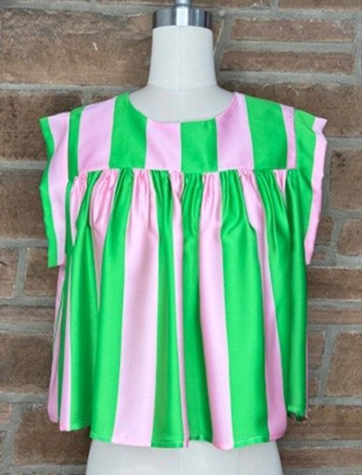 Adrienne Top Spring Fling / S Paige Shirred Top