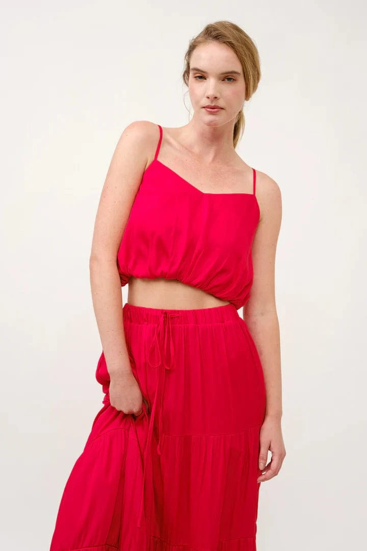 Aiblee Set Lily Crop Top & Maxi Skirt Set