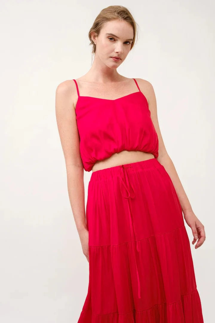 Aiblee Set Lily Crop Top & Maxi Skirt Set