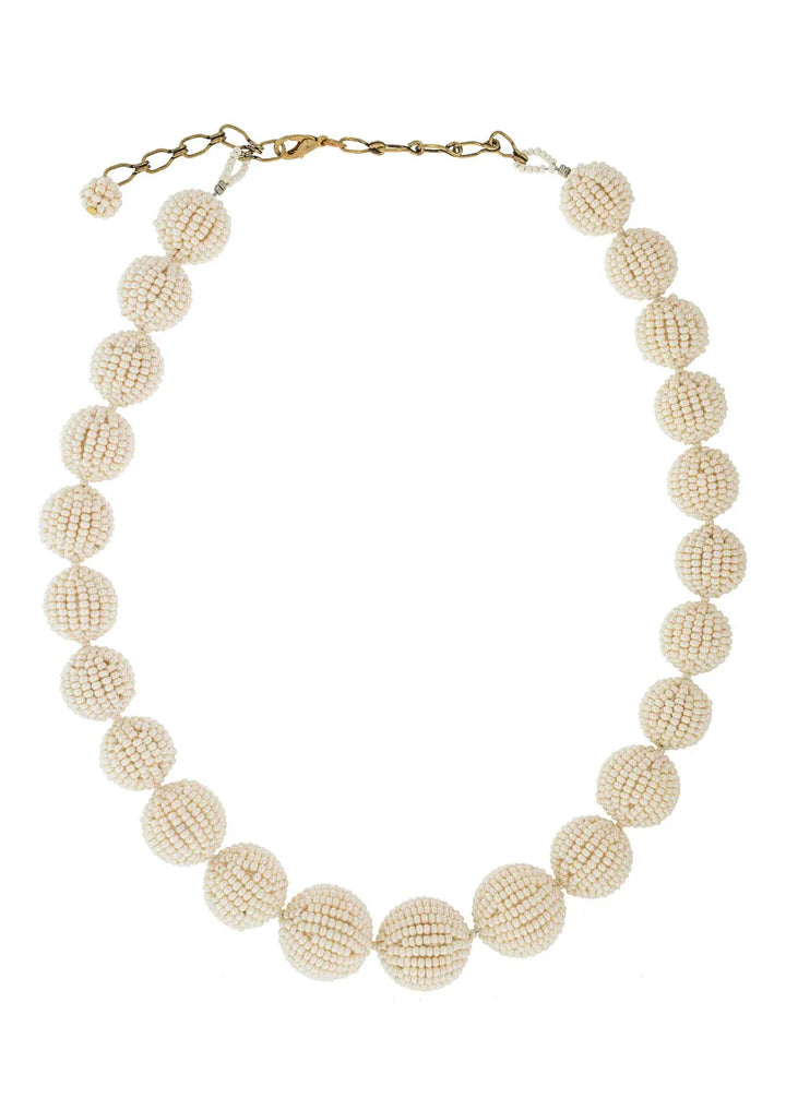 Aid Through Trade Necklace Cream Olivia Necklace