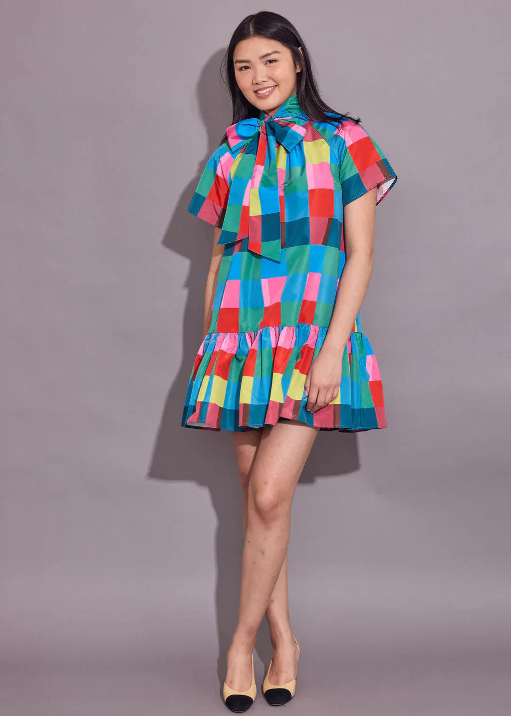 Alden Adair Dress Holiday Check / XS Willa Dress