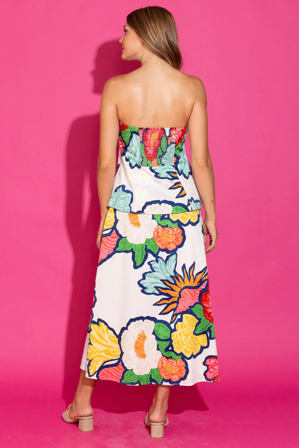 semi formal floral maxi dress Brooks Dress