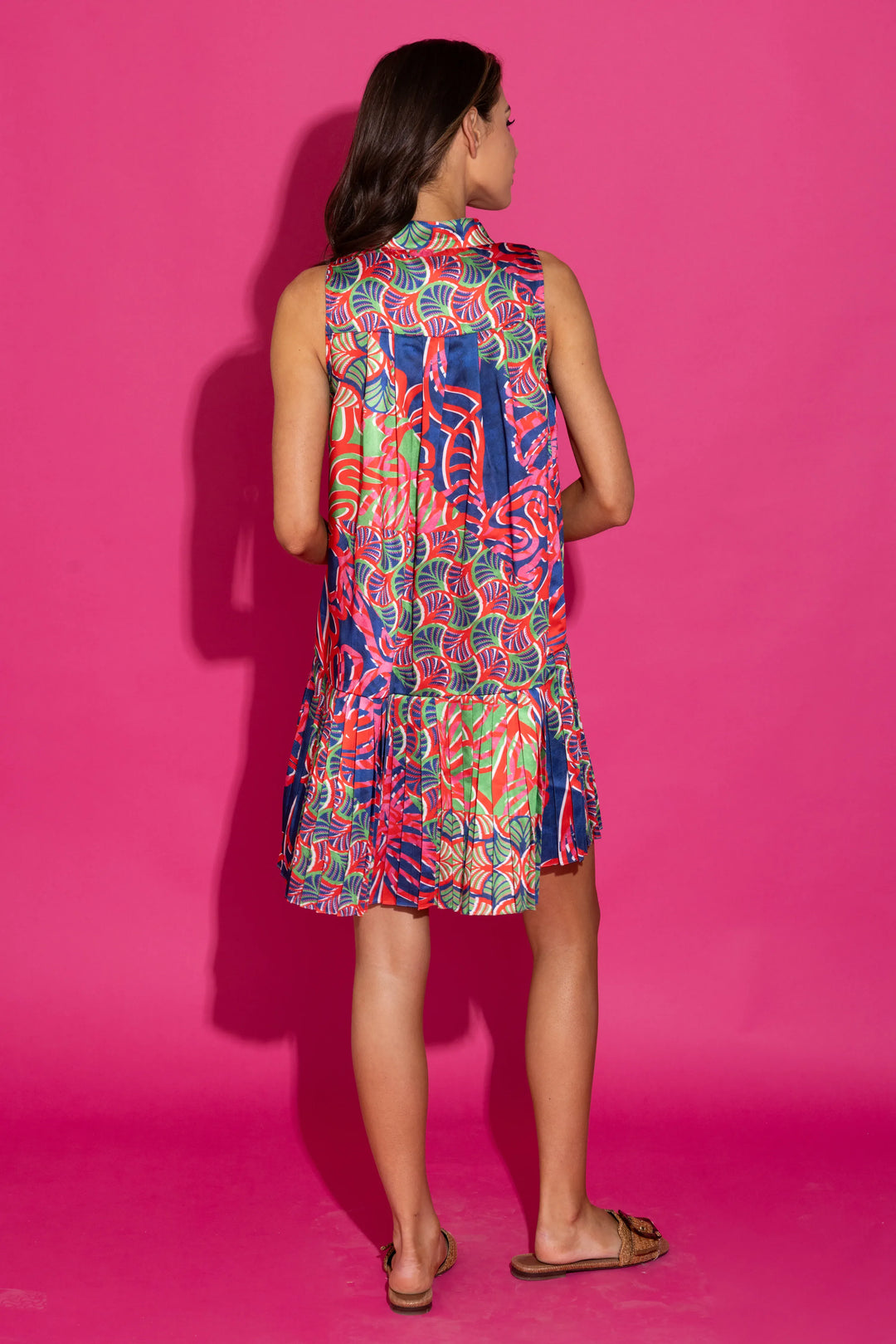 Bella Dress - Nautical Geo Nautical Geo / XS Bella Dress - Nautical Geo Nautical Geo / XS