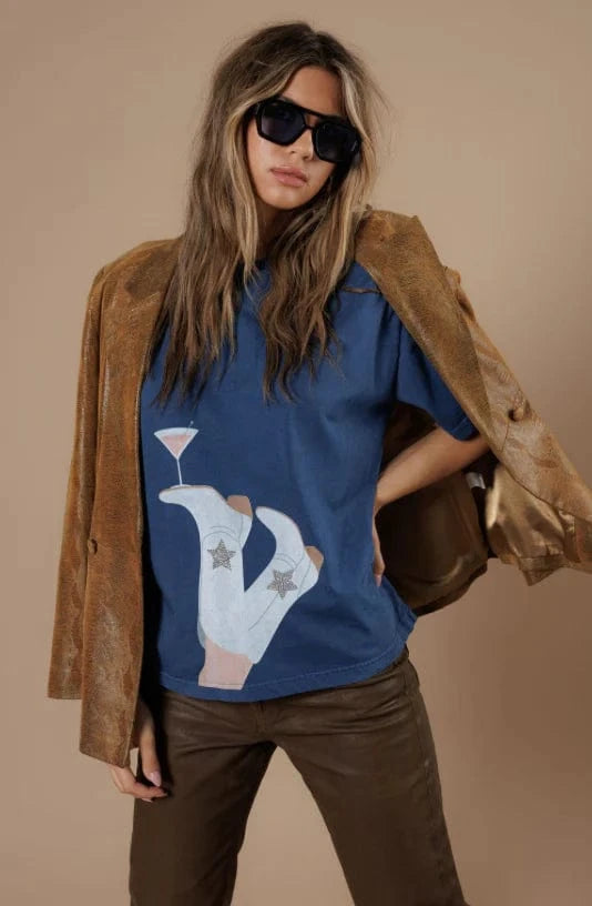 All Us Graphic Tee Cowboy Drink Big Boy Tee